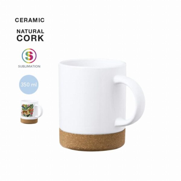 Cork Base Sublimation Mugs