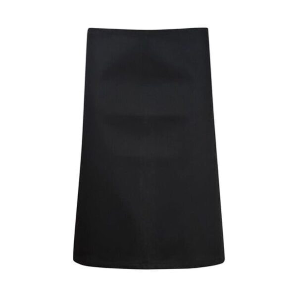 A plain black A-line mini skirt on a white background.