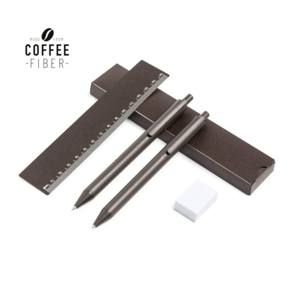 Eco Coffee Fibre Writing Set