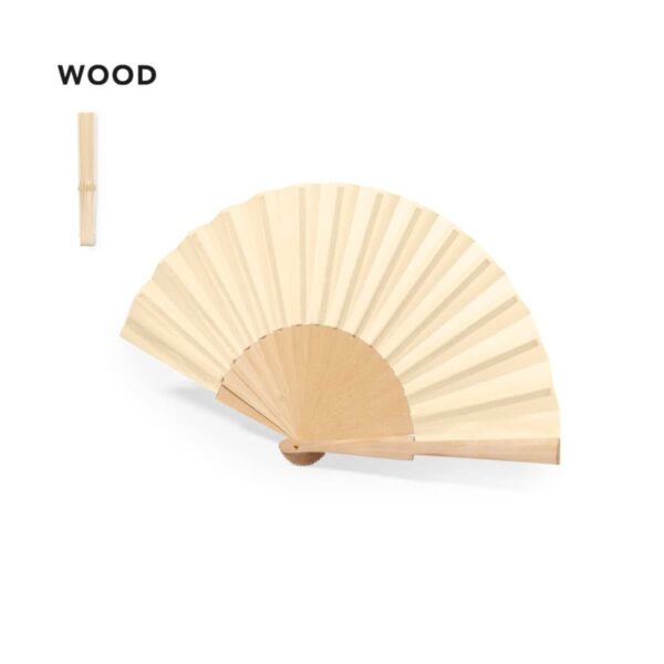 Wooden Rib Hand Fan
