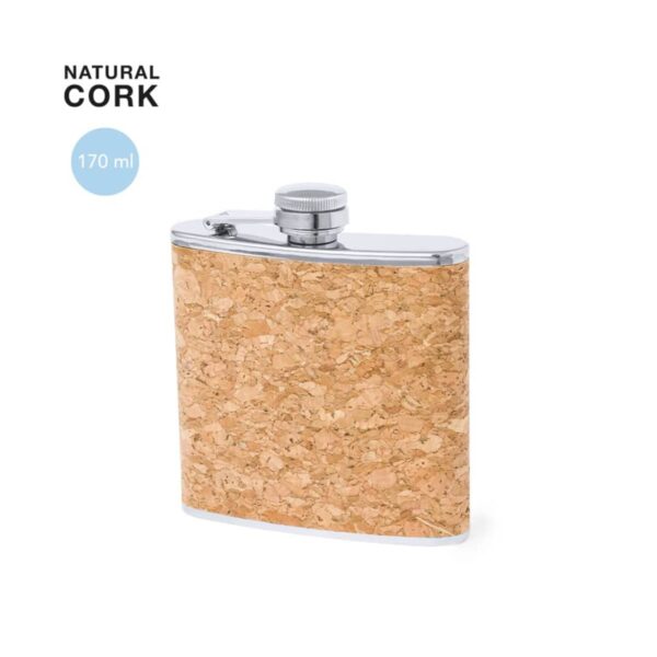 Natural Cork Hip Flask