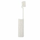 White electric toothbrush with the cover open, exposing the brush head.