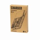 Brown box labeled Bamboo Charger with a charger illustration on the front.