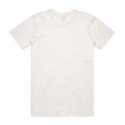 Plain white t-shirt shown from the back on a white background.