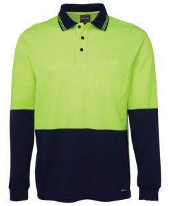 Hi Vis Guard Cotton Back Polo - Long Sleeve