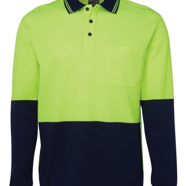 Hi Vis Guard Cotton Back Polo - Long Sleeve