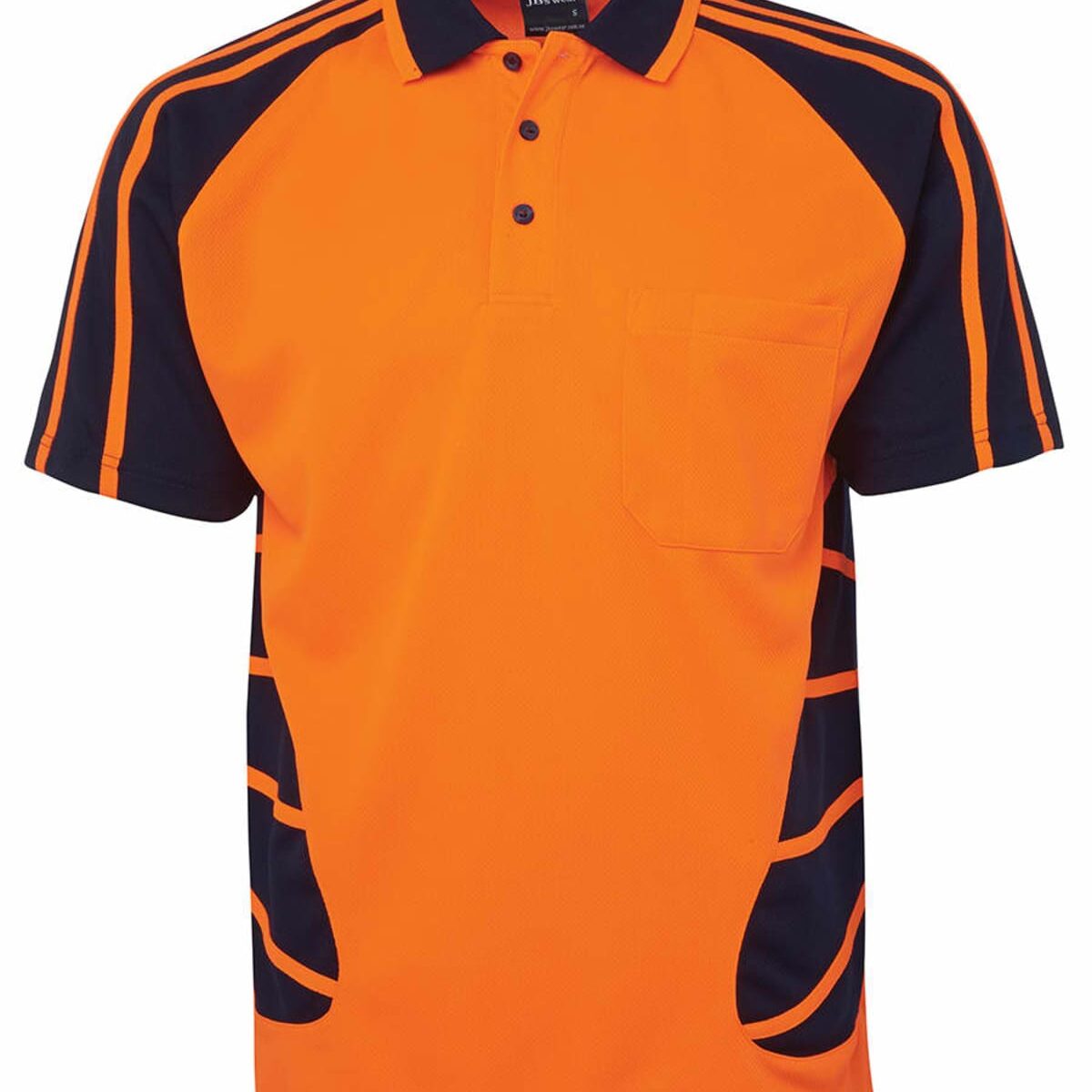 Orange-navy