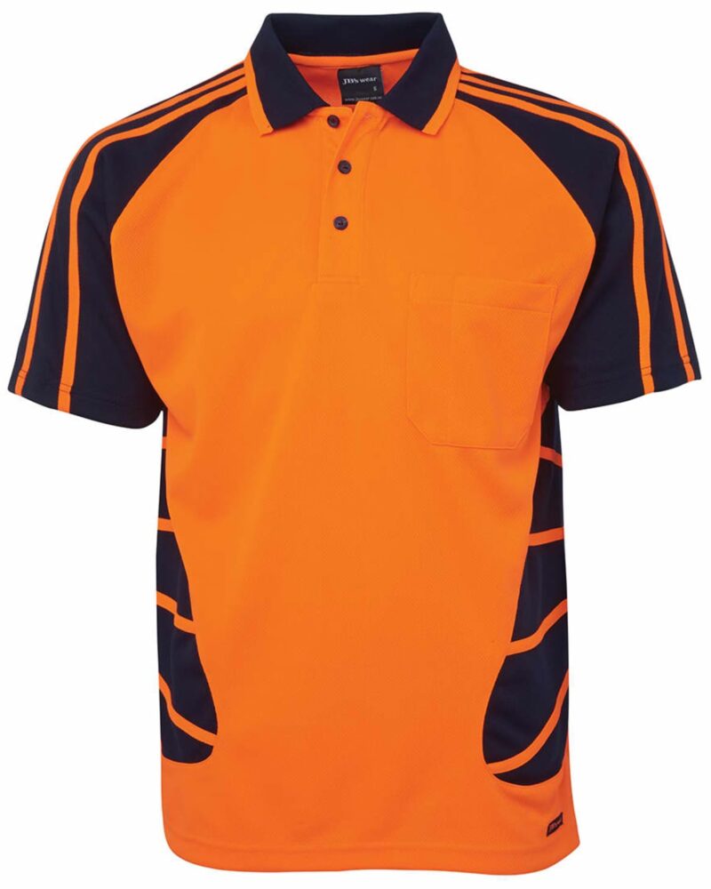 Orange-navy