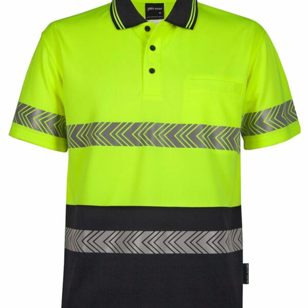 VisibleGuard Short Sleeve Polo with Segmented Tape