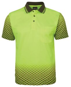 Hi Vis Grid Sub Polo