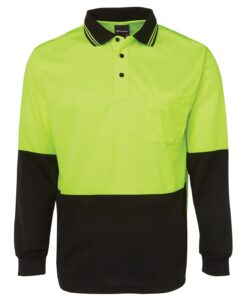 Hi Vis Heritage Long Sleeve Polo