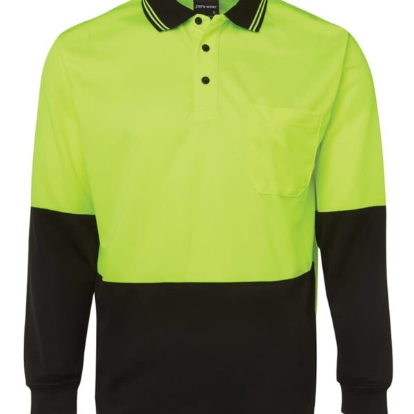 Hi Vis Heritage Long Sleeve Polo