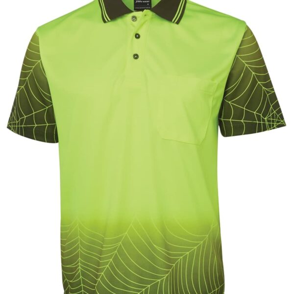 Hi Vis Bright Line Web Polo