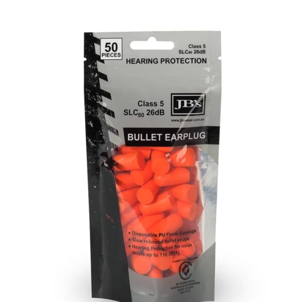 Bullet Fit Earplugs (50 pieces)