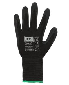 Pro Flex Black Nitrile Breathable Gloves (12 Pieces)