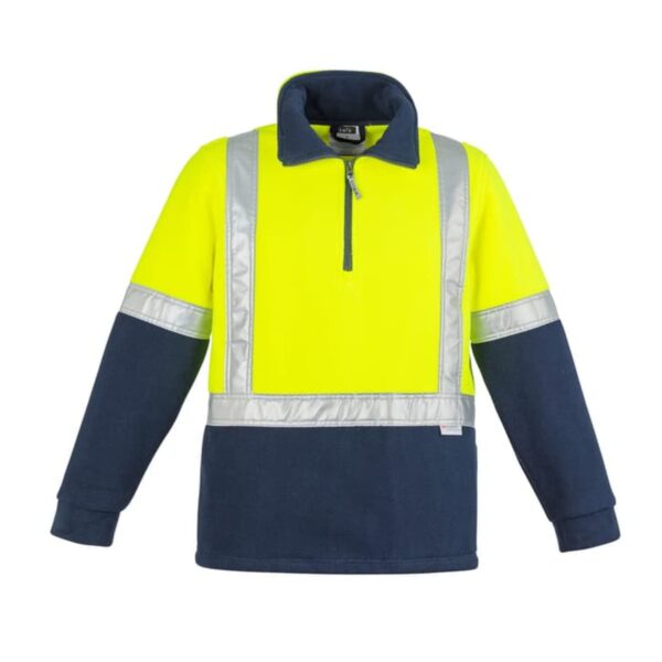 SafetyShield Men's Hi-Vis Shoulder Taped Fleece Pullover