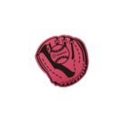 Illustration of a red baseball glove catching a ball. The ball has the word COMPANY printed on it. The background is plain white.