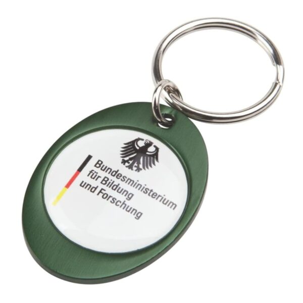 Wonder Keyring V (30x40mm oval) - Indent