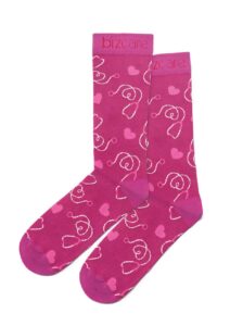 HappyStride Unisex Pink Comfort Socks