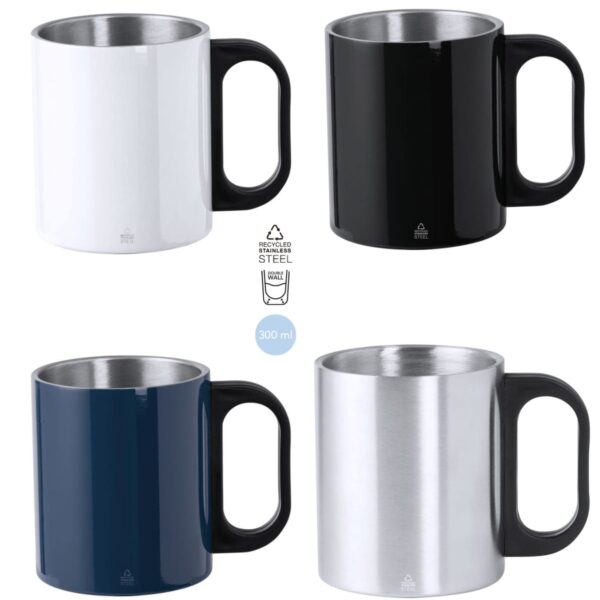 Recycled Stainless Steel Coffee Mug