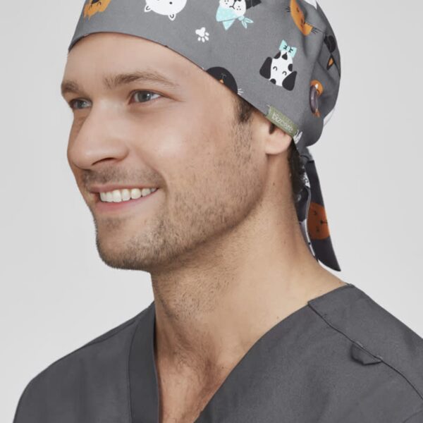 CarePrint Unisex Printed Scrub Cap