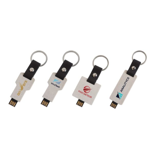 4GB Eco Mini USB Keychains