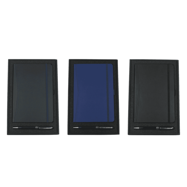 Pedova Pocket Bound JournalBook & Twist Ballpoint Pen Gift Set