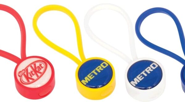 Gill IV Keyring Plastic Round - Indent