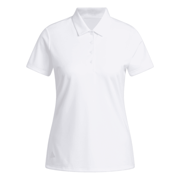 Women's White Performance Polo