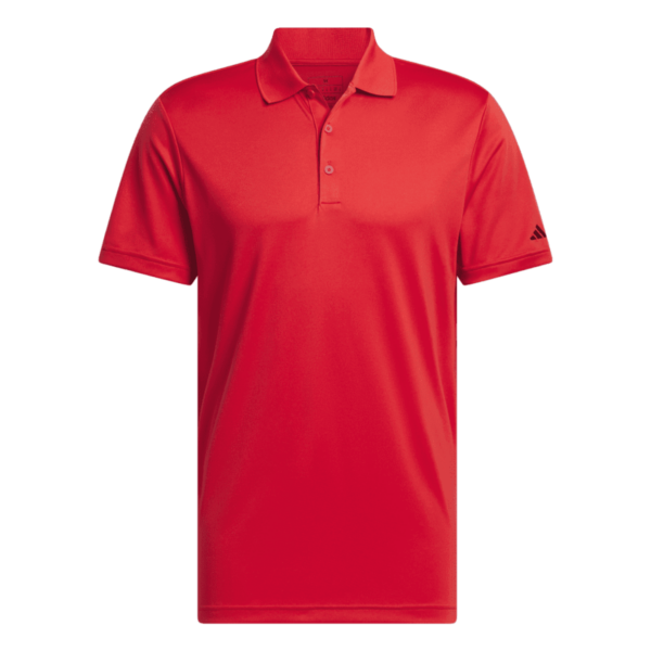 Men's Collegiate Red Performance Polo