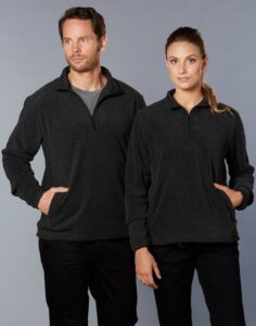 Winter Fleece Pullover With Zip