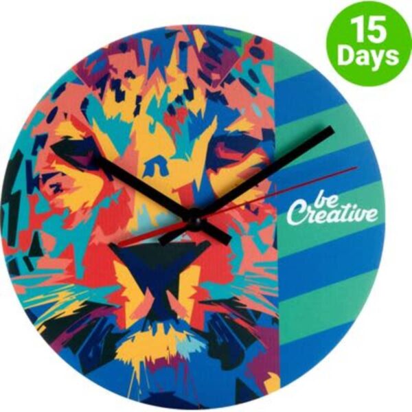 Rukas Full Colour Decorative Wall Clock