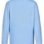 Light blue long-sleeve collared shirt shown from the back.