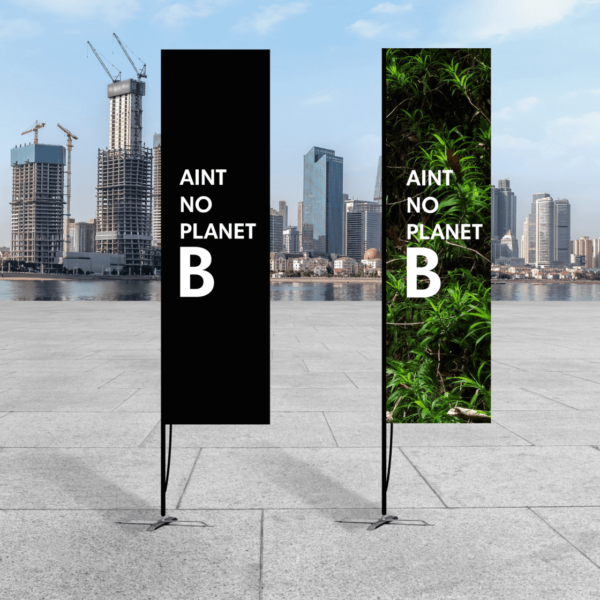 VibrantEco rPET Rectangle Banner - Small