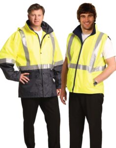 Hi-Vis 3 In 1 Jacket With  Tapes