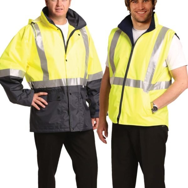 Hi-Vis 3 in 1 Jacket with  Tapes