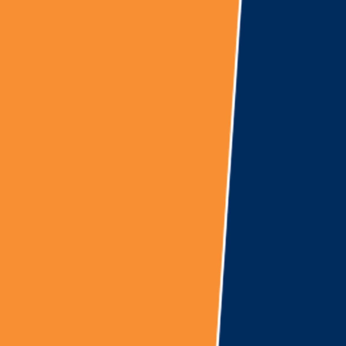 Orange-navy