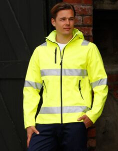 Hi-Vis Heavy Jacket With 3M Tape