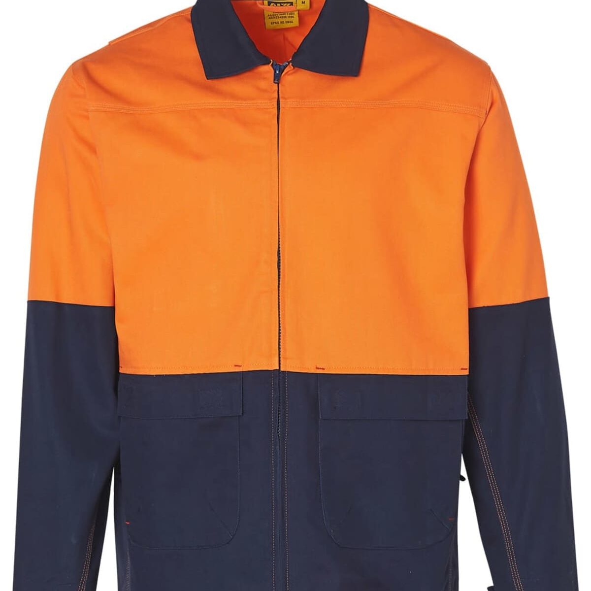 Orange-navy