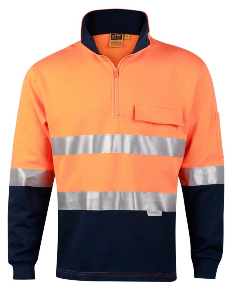 Orange-navy