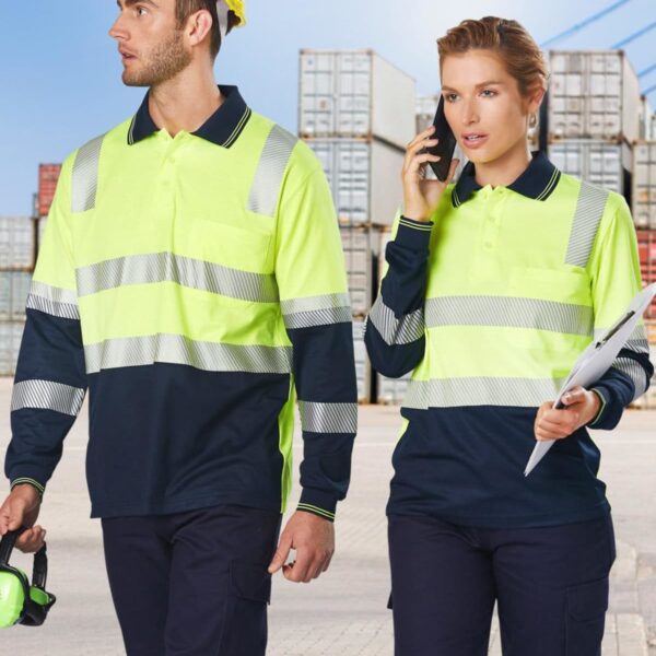Truedry Long Sleeve Safety Polo