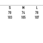 Size chart for unisex warm-up pants; waist and outer leg lengths for XS to 3XL; water repellent.