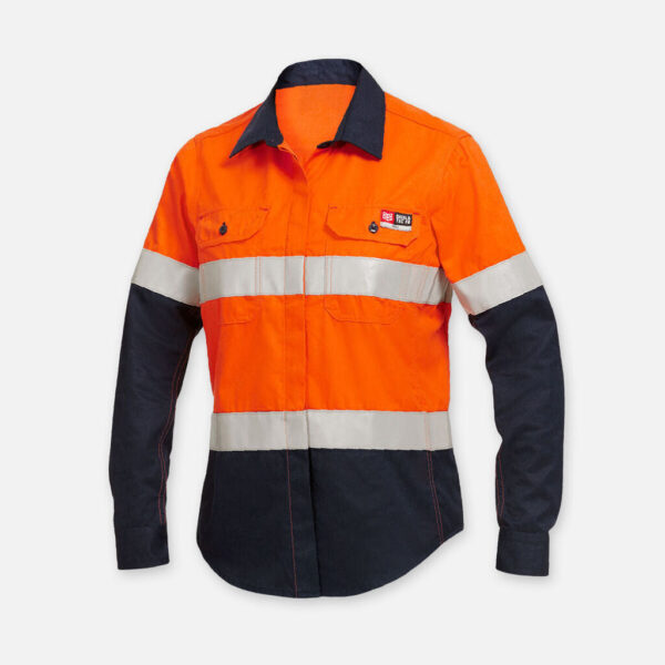 QueenGuard Women's ShineShield Hi Vis Zip-Front