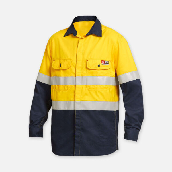 KingGee Shieldtec VisGuard Open Front Shirts