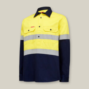 Rugged Glow Long Sleeve Workwear Tops
