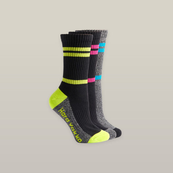 Tough Chick Crew Trio Work Socks