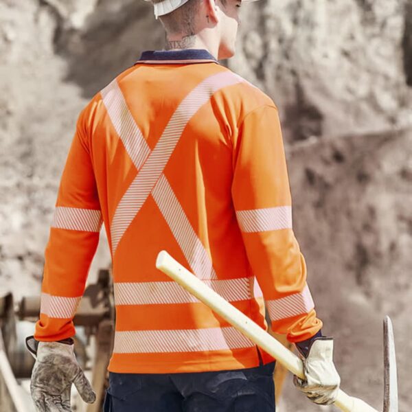 RailGuard X-Back Hi-Vis Polo
