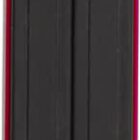 Red and black knife sharpener with a vertical design.
