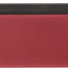 Red and black staple remover on a white background.