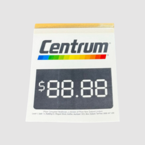 Image of a full colour pad with the word Centrum